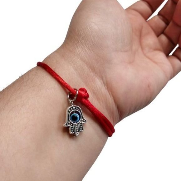 Hamsa Hand Evil Eye Bracelet Red String Good Luck Protection Men Women Good Luck - Picture 5 of 5
